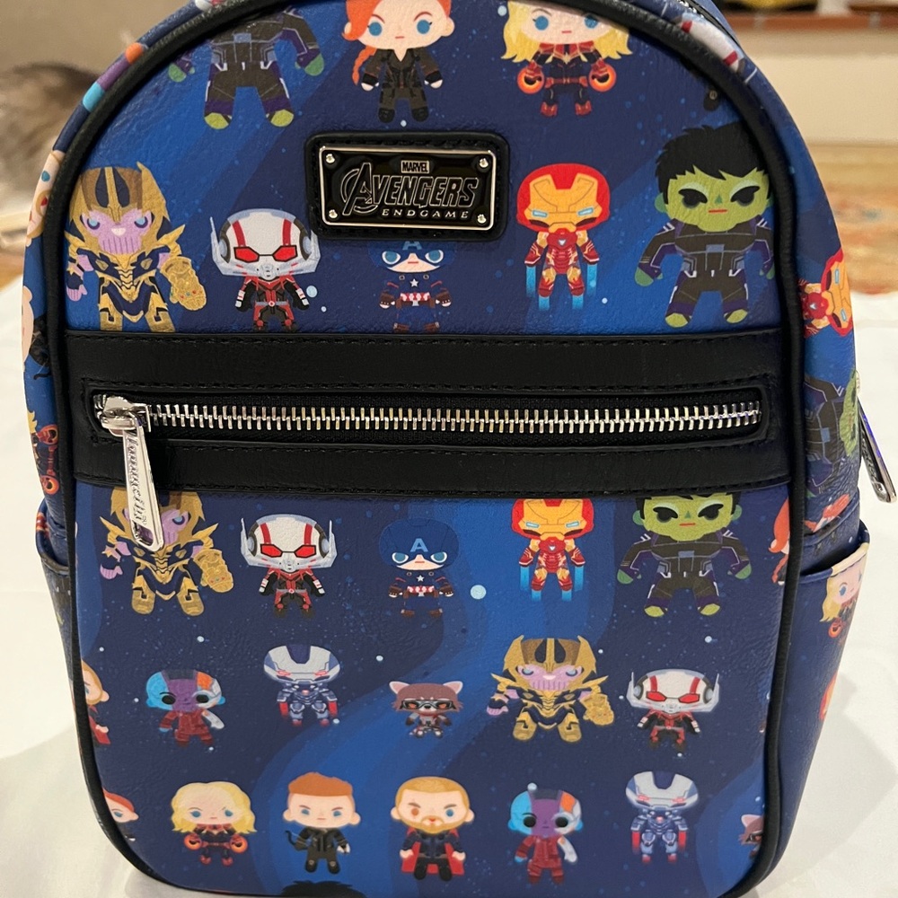 Marvel Avengers Endgame Kids Backpack - Blue and Black
